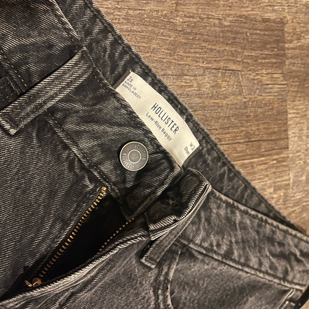 Hollister Women's Black Straight Leg Jeans